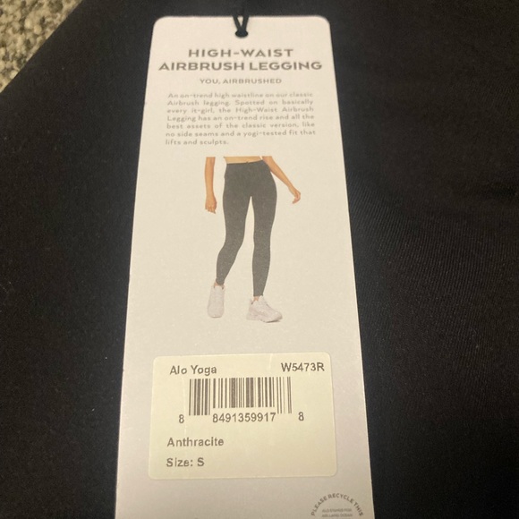 NWT Alosoft High Waist 7/8 Highlight legging/XS/ black - Picture 2 of 8